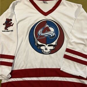Colorado Avalanche x Grateful Dead Hockey Jersey size L